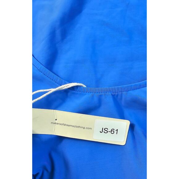 NWT makers of dreams thong body suit one peice deep open back sd cut out S new - Picture 5 of 8